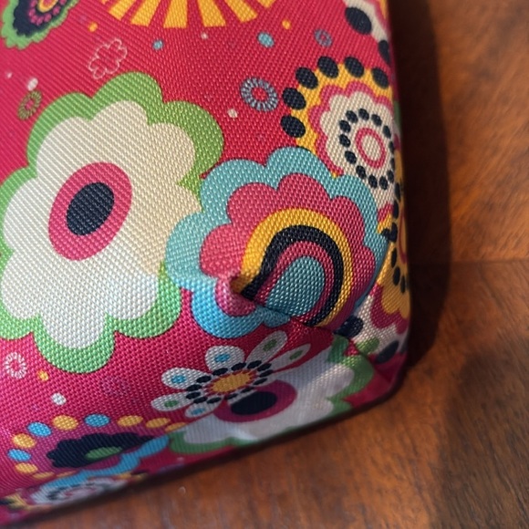 Igloo  cooler Lunchbox  hot/ cool pack bag  heavy nylon  bright pink floral - Picture 9 of 16